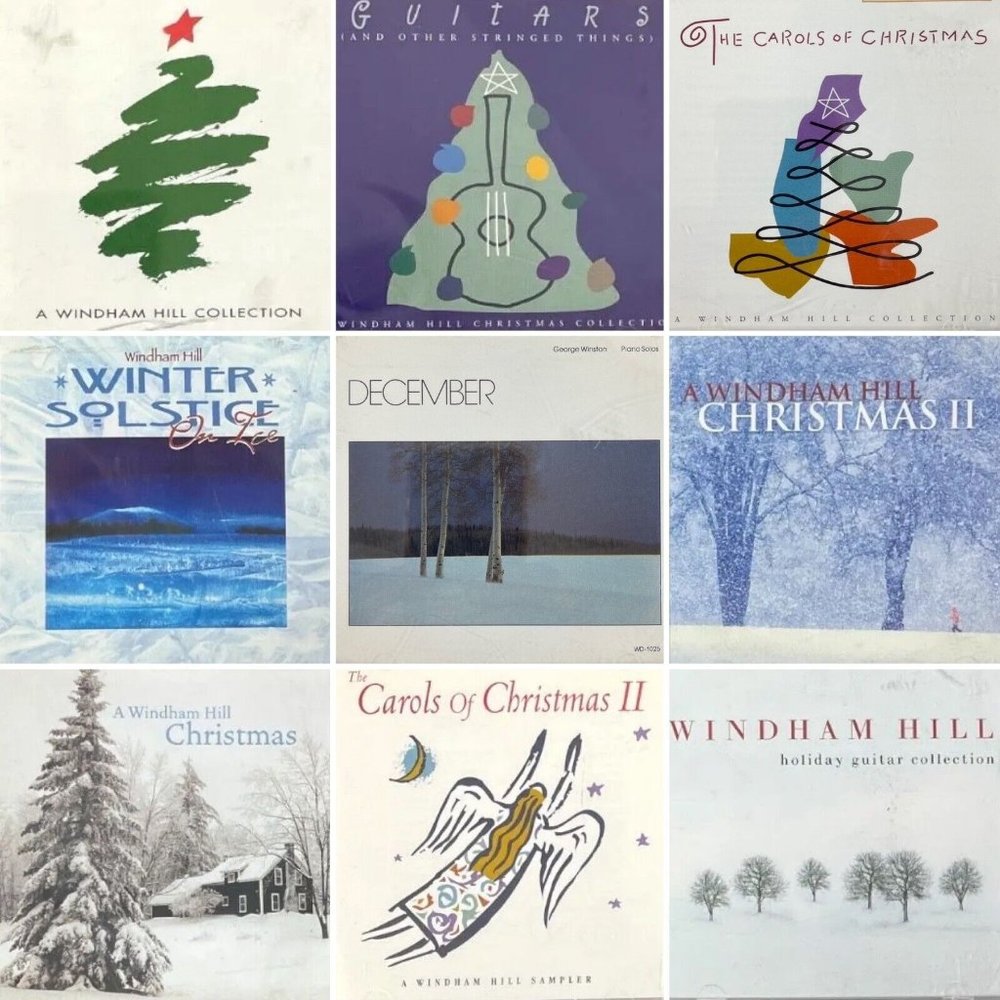 Windham Hill Christmas 10 CD Lot Jazz Guitars Carols Solstice On Ice 1982-2006